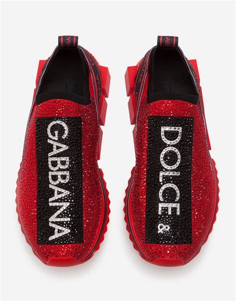 dolce gabbana sneakers red|dolce & gabbana sneakers sale.